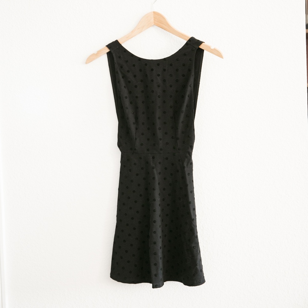 Midi polka dot party dress